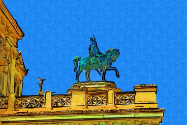 Roma İtalya sanat illüstrasyon