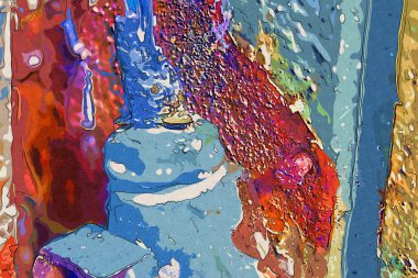 soyut renk tasarımı sanat illüstrasyonu