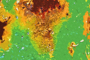 soyut renk tasarımı sanat illüstrasyonu