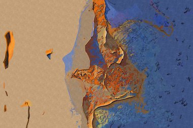 soyut renk tasarımı sanat illüstrasyonu