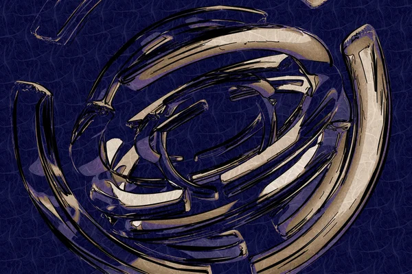 Abstraction sphere art illustration — Stock Photo, Image