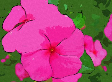 Sanat çizim çiçek