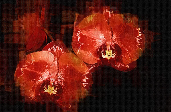 Sanat illüstrasyonu çiçekli klasik arkaplan