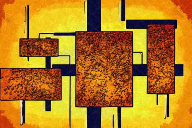 soyut renk tasarımı sanat illüstrasyonu