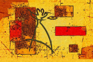 soyut renk tasarımı sanat illüstrasyonu