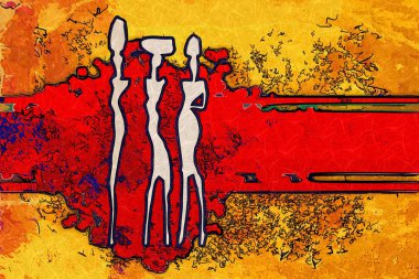 soyut renk tasarımı sanat illüstrasyonu