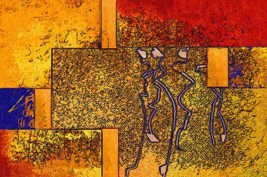 soyut renk tasarımı sanat illüstrasyonu