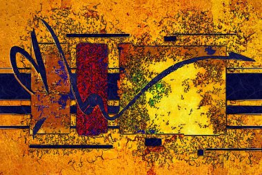 soyut renk tasarımı sanat illüstrasyonu