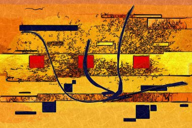 soyut renk tasarımı sanat illüstrasyonu