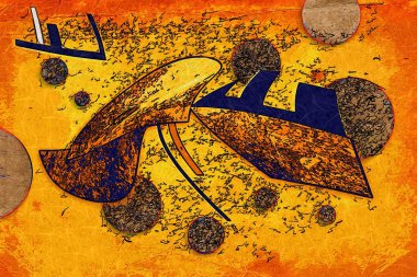 soyut renk tasarımı sanat illüstrasyonu