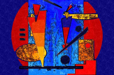 soyut renk tasarımı sanat illüstrasyonu