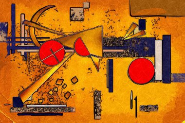 soyut renk tasarımı sanat illüstrasyonu