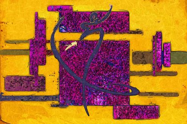 soyut renk tasarımı sanat illüstrasyonu