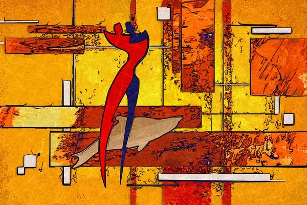 soyut renk tasarımı sanat illüstrasyonu