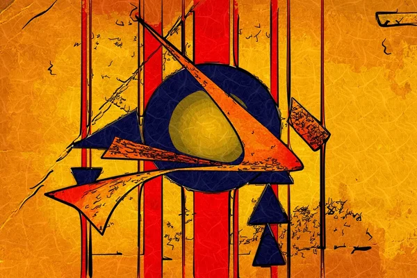 soyut renk tasarımı sanat illüstrasyonu