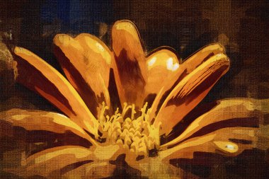 Sanat illüstrasyonu çiçekli klasik arkaplan