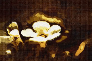 Sanat illüstrasyonu çiçekli klasik arkaplan