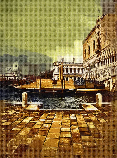 Венецианская иллюстрационная живопись — стоковое фото