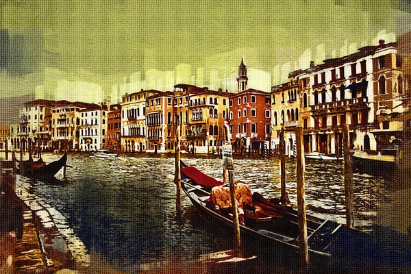 Venetië kunst illustratie schilderij — Stockfoto