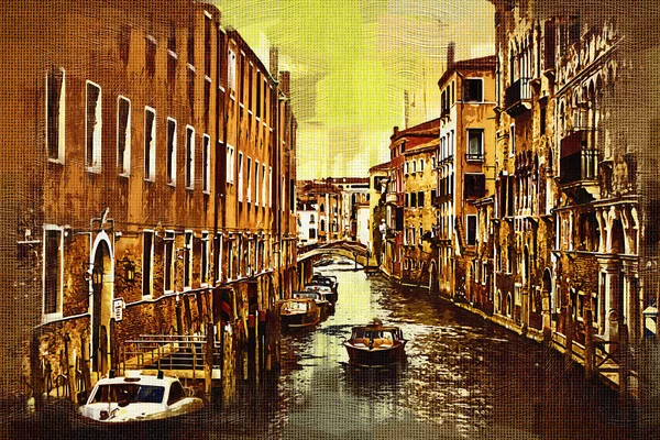 Venetië kunst illustratie schilderij — Stockfoto