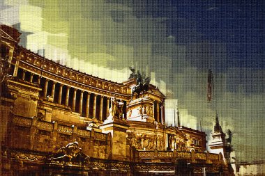 Roma İtalya sanat illüstrasyon