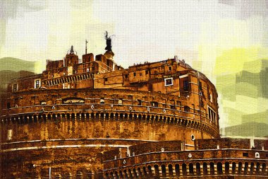 Roma İtalya sanat illüstrasyon