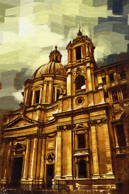 Roma İtalya sanat illüstrasyon