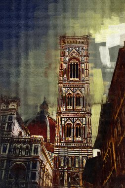 Floransa sanat illüstrasyon resim