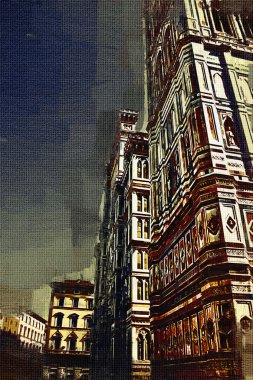 Floransa sanat illüstrasyon resim