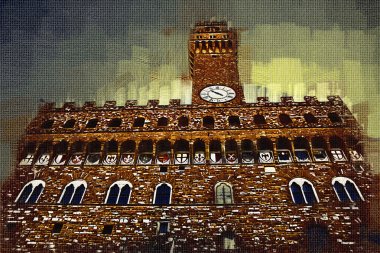 Floransa sanat illüstrasyon resim