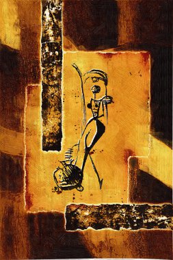 soyut renk tasarımı sanat illüstrasyonu