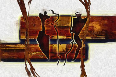 soyut renk tasarımı sanat illüstrasyonu