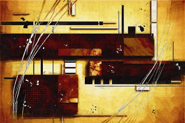 soyut renk tasarımı sanat illüstrasyonu