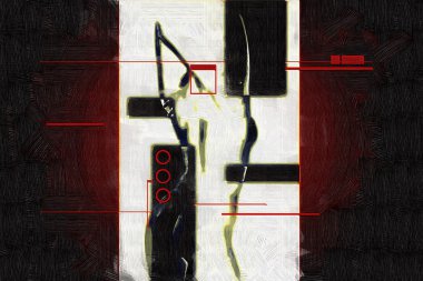 soyut renk tasarımı sanat illüstrasyonu