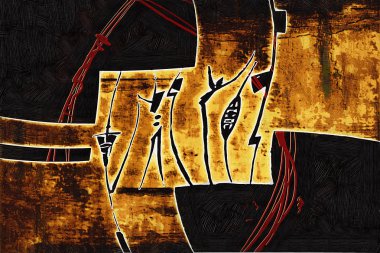 soyut renk tasarımı sanat illüstrasyonu