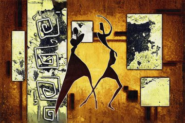 soyut renk tasarımı sanat illüstrasyonu