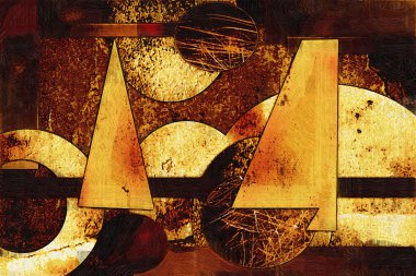 soyut renk tasarımı sanat illüstrasyonu