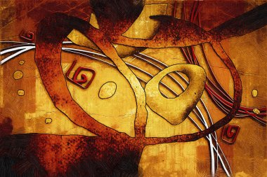 soyut renk tasarımı sanat illüstrasyonu