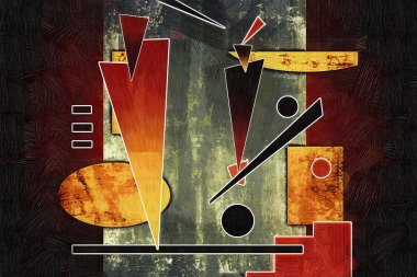 soyut renk tasarımı sanat illüstrasyonu