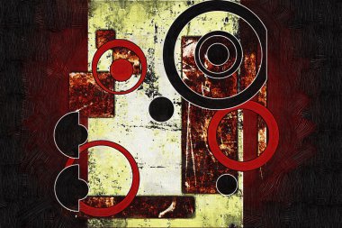 soyut renk tasarımı sanat illüstrasyonu