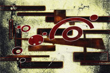 soyut renk tasarımı sanat illüstrasyonu