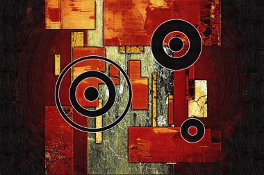 soyut renk tasarımı sanat illüstrasyonu