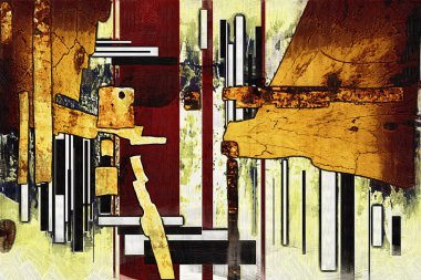 soyut renk tasarımı sanat illüstrasyonu