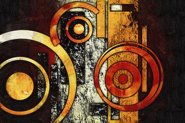 soyut renk tasarımı sanat illüstrasyonu