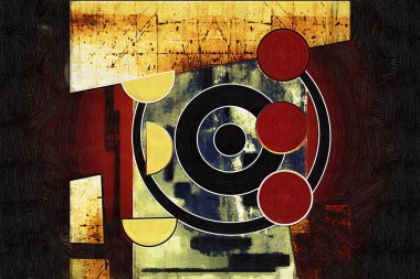 soyut renk tasarımı sanat illüstrasyonu