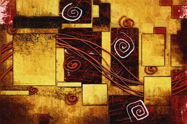 soyut renk tasarımı sanat illüstrasyonu