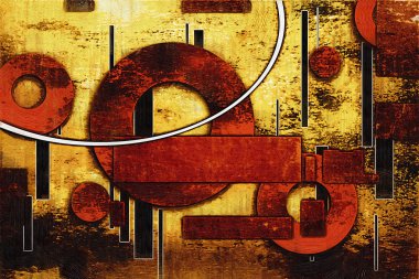 soyut renk tasarımı sanat illüstrasyonu