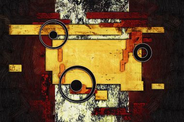 soyut renk tasarımı sanat illüstrasyonu