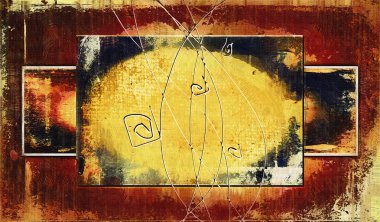 soyut renk tasarımı sanat illüstrasyonu