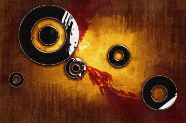 soyut renk tasarımı sanat illüstrasyonu